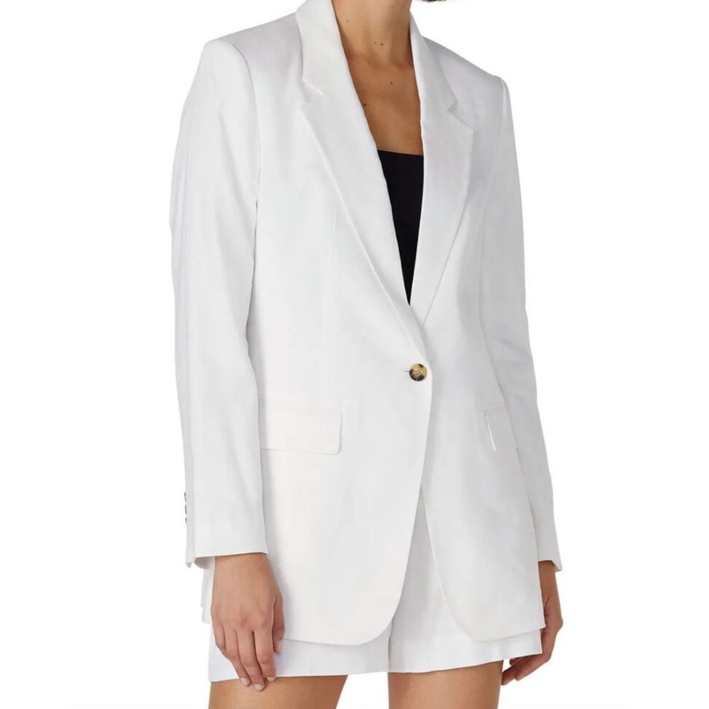 Club Monaco Classic White Blazer